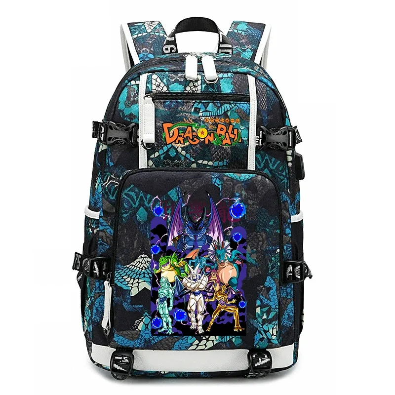 sac à dos imprimé dragon ball z pour étudiants, grande capacité, sac à dos décontracté pour enfants, adolescents, voyages scolaires