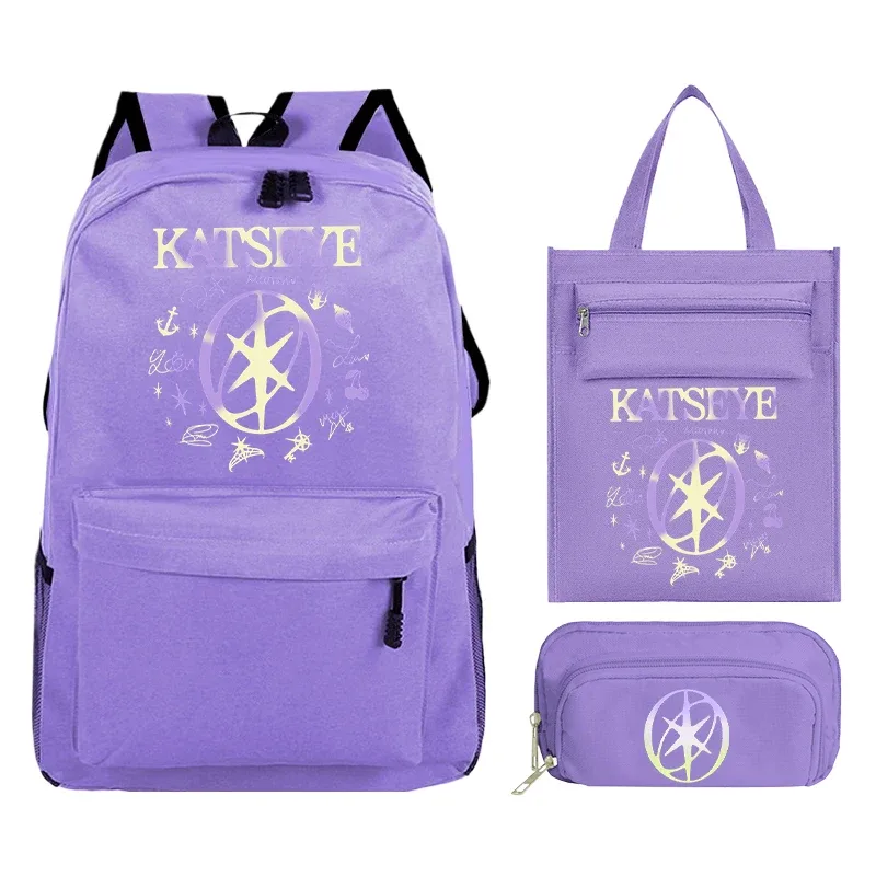 ensemble de sacs à dos kpop group katseye pour adolescentes, cadeaux de rentrée scolaire, sac de voyage coréen ulzzang katseye pour femmes