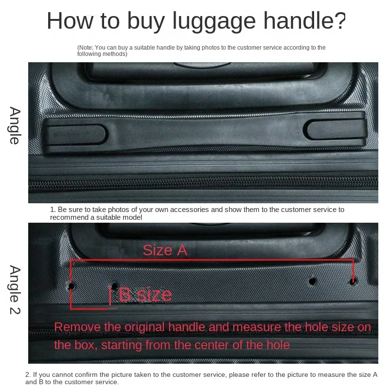accessoires de poignée de valise samsonite, poignée de remplacement universelle pour valise, boîte à code, poignée de transport