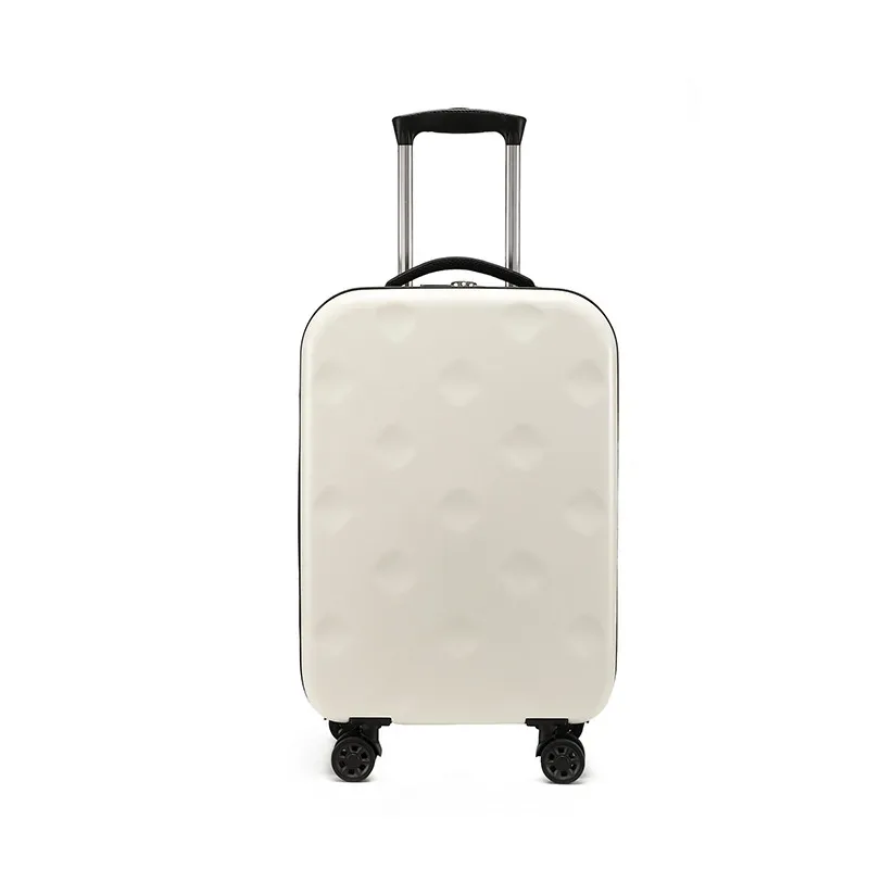 valise à roulettes pliable à 4 roues avec poignée rétractable, valise de rangement portable, serrure tsa, bagage cabine 20 pouces