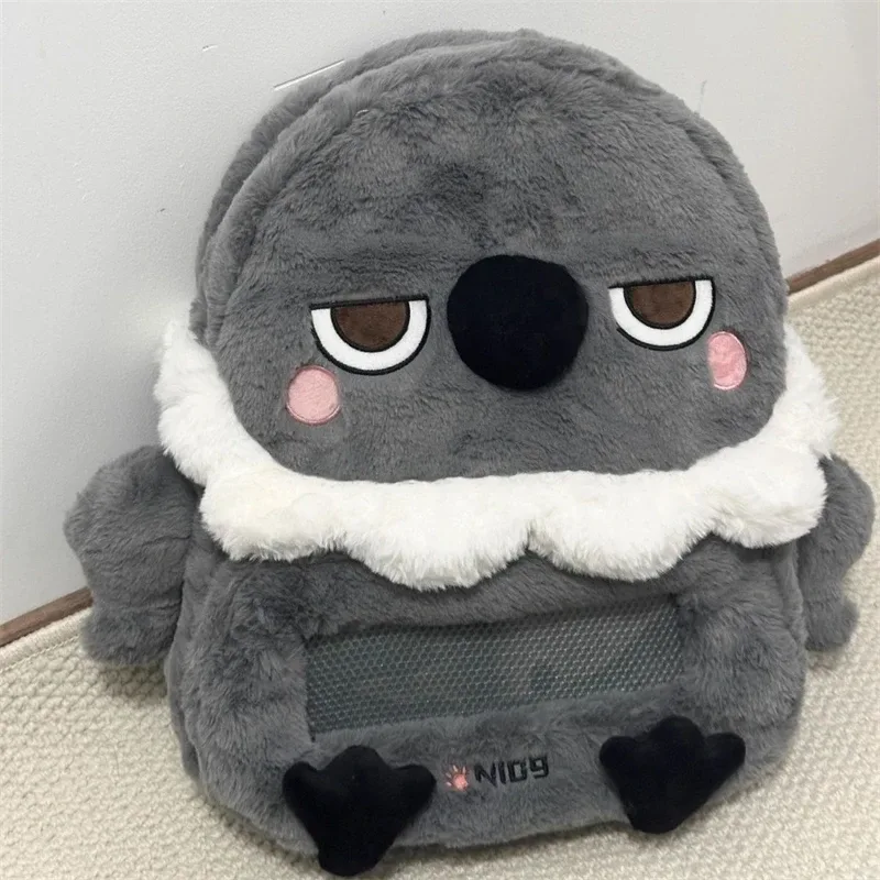 jeu amour et espace profond sylus mignon corbeau en peluche sac à dos sac d'école étudiant sac à dos anime cosplay sac à main sac de messager