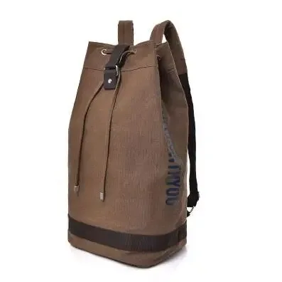 sac à dos de voyage de grande capacité pour hommes, sac d'extérieur, sac d'alpinisme, seau en toile, sacs à bandoulière pour hommes