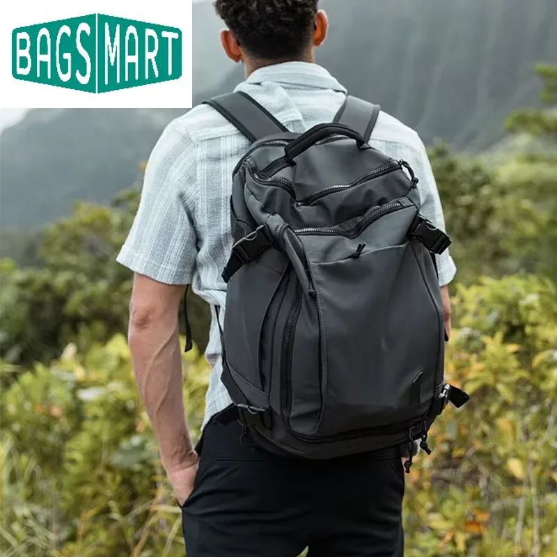 bagsmart – sac à dos pour hommes, pour cabine, valise de grande capacité, sacs à dos de voyage, sac à dos étanche pour ordinateur portable