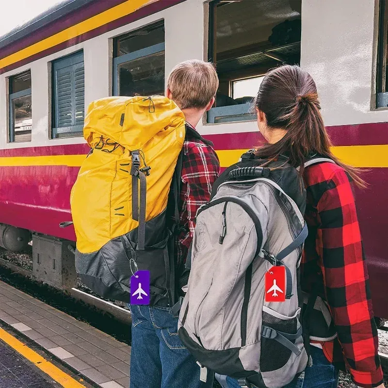 étiquette de bagage en caoutchouc, 1 pièce, panneau d'étiquette d'identification de valise, sac à dos de voyage, pendentif de sac à main, accessoires d'étiquette de voyage de bateau de croisière