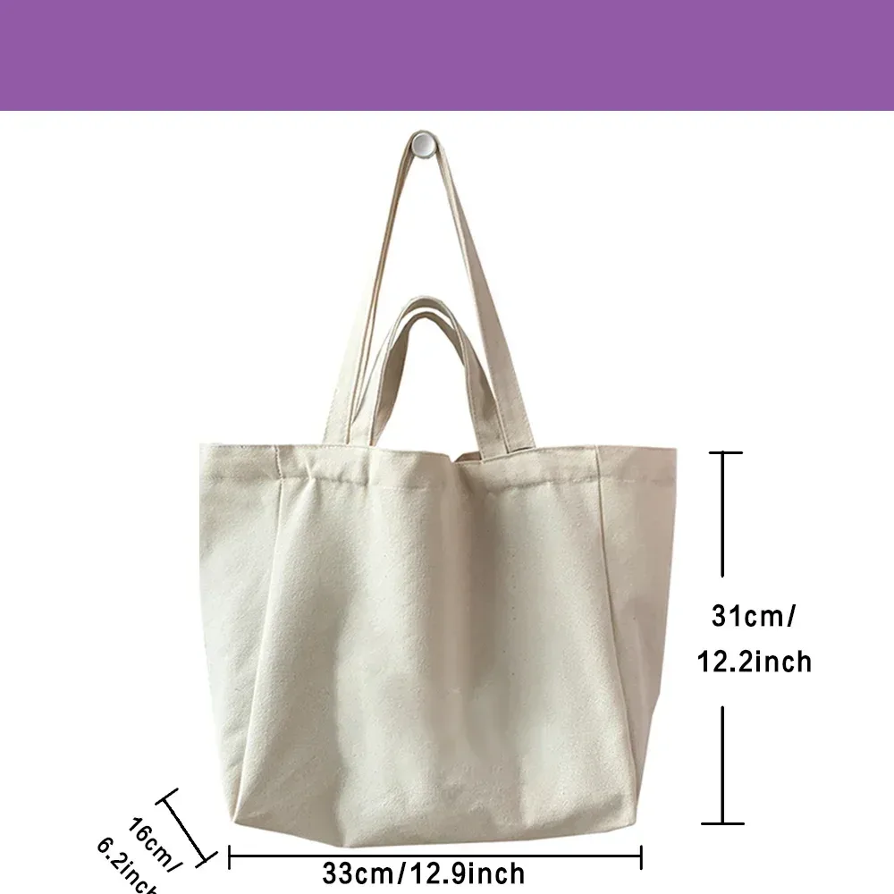 sac fourre-tout en toile pour femme, sac à main polyvalent, sacs à provisions, série plage, impression, travail commpiedmont, classe étudiante