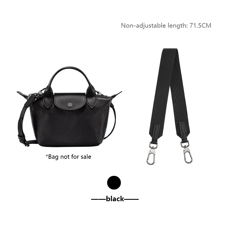 sangle d'épaule pour sac longchamp xtra, large sangle de sac en toile durable, ceinture de sac à bandoulière à la mode, accessoires de remplacement