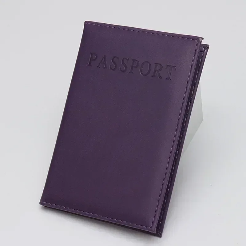 porte-passeport en cuir pu anglais de haute qualité, protège-documents, porte-passeport de voyage, porte-carte d'identité, accessoire de voyage