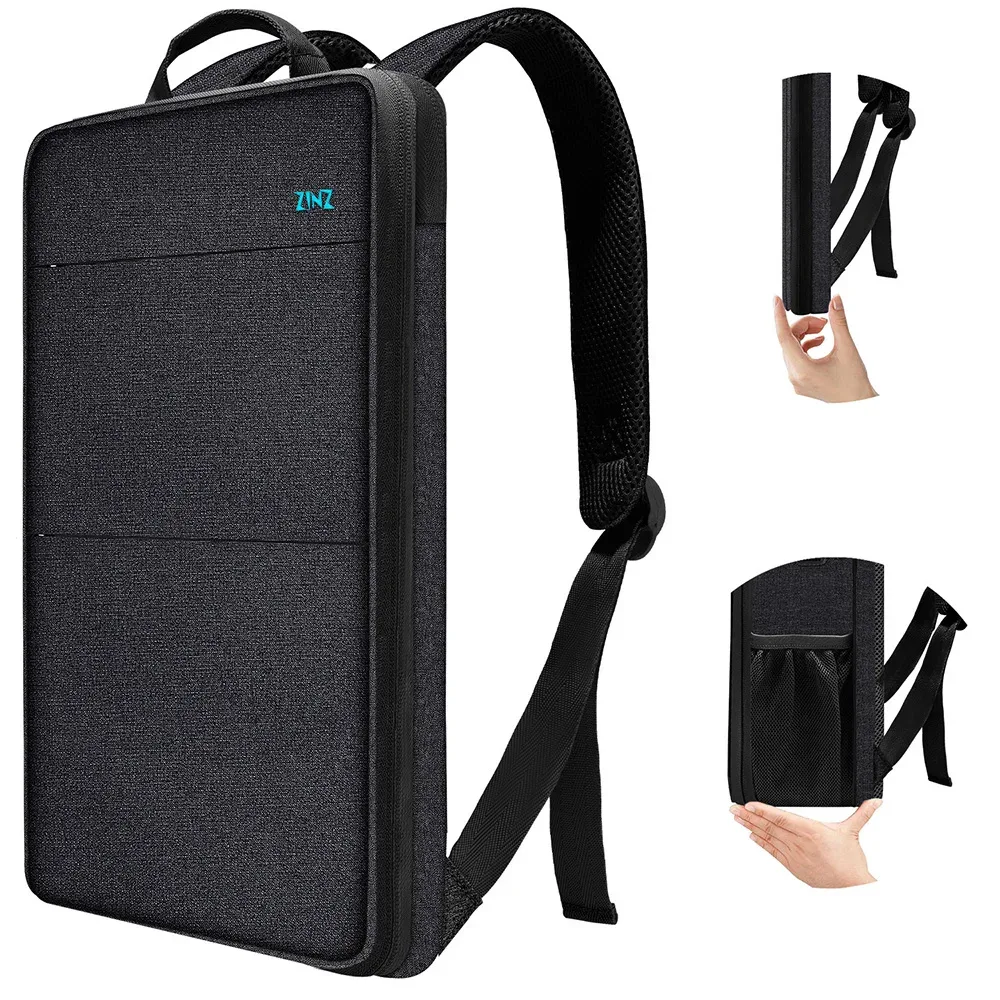 sac à dos mince extensible pour ordinateur portable 15 15,6 16 pouces, sac pour ordinateur portable résistant aux déversements pour la plupart des macbooks de 14 à 16 pouces ou d'autres ordinateurs