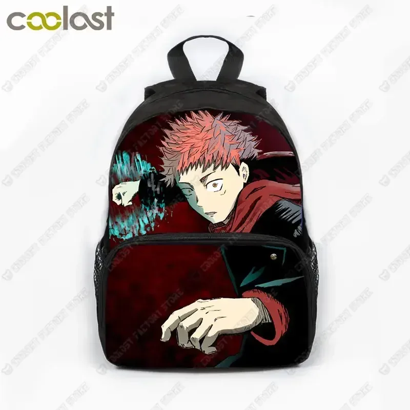 sac à dos de 13 pouces pour enfants, cool gojo satoru, yuji itadori, papeterie scolaire pour garçons