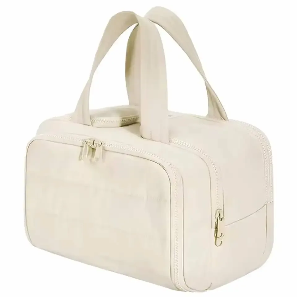 sac de toilette multi-poches pour femme, sac de voyage, sac de toilette de salle de bain, pochette de maquillage, organiseur de produits de toilette imperméable
