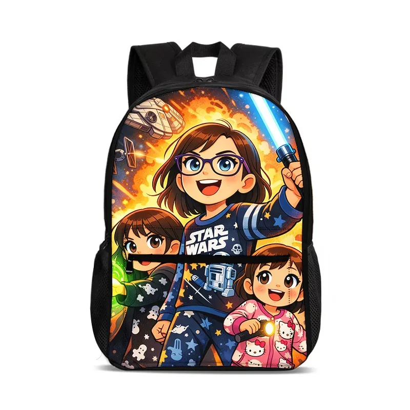 sac à dos star wars, style film, imprimé jeu, pour étudiants garçons/filles, nouvelle mode, polyvalent, léger, protection des épaules