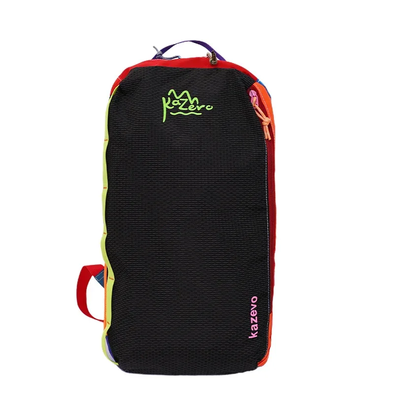 nouveau sac à dos de voyage sportif décontracté bicolore pour l'extérieur, léger, en nylon, unisexe, polyvalent, tendance, pour les loisirs, capacité inférieure à 20l