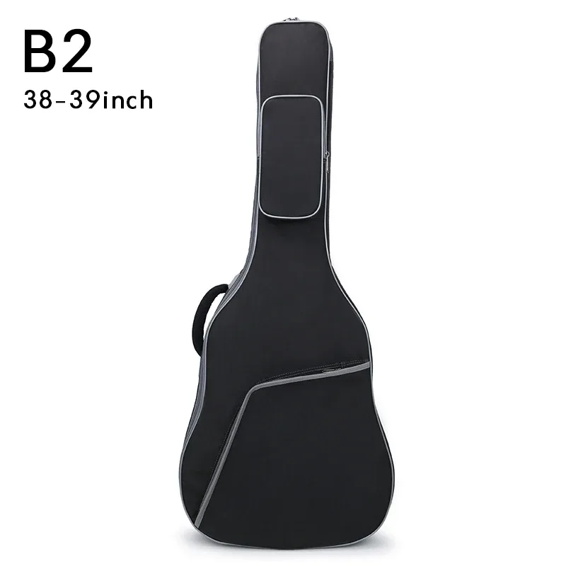 jebag-sac à dos universel classique et acoustique à double sangles, en coton oxford, épais et doux, étanche, 36/39/41 pouces