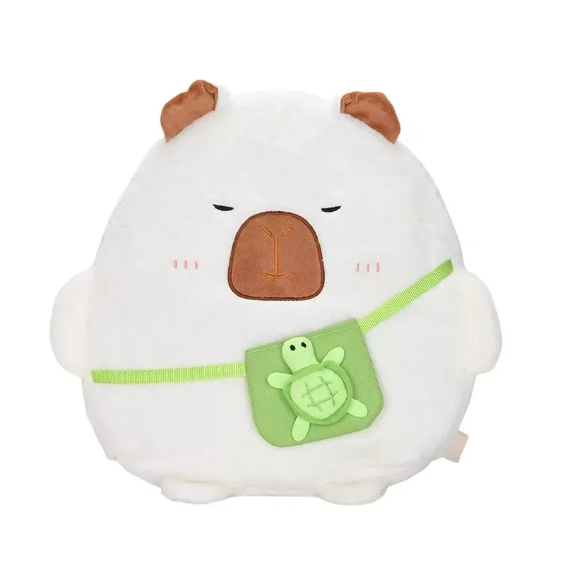 kawaii capybara sac à dos en peluche pour femmes polyvalent dessin animé drôle capibala sac à bandoulière alrge capacité sac fourre-tout