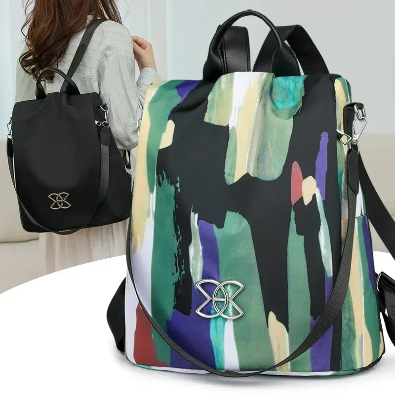 sac à dos décontracté en nylon de grande capacité, polyvalent, multifonctionnel, haut de gamme, antivol, doux, nouvelle collection 2026