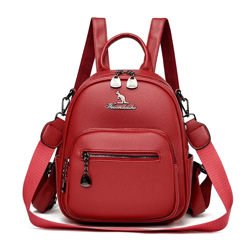 mini sac à dos en cuir pu de bonne qualité pour filles coréennes, sac à dos multifonctionnel de voyage, petit sac à main féminin, 2023