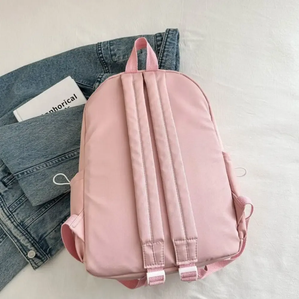 sac à dos portable de petite taille, couleur unie, style coréen, sac à main, sac à bandoulière pour étudiant, sac à dos décontracté de couleur unie pour homme