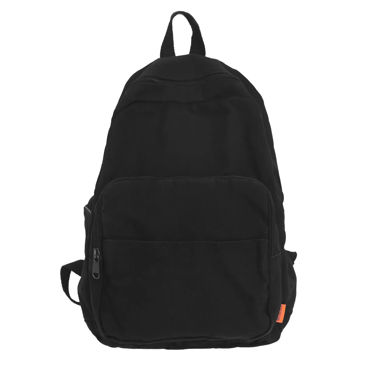 sacs à dos en toile monochromes pour femmes, sacs d'école simples classiques, cartables de gril de style coréen, forfaits de voyage en tissu unisexe, 100% coton