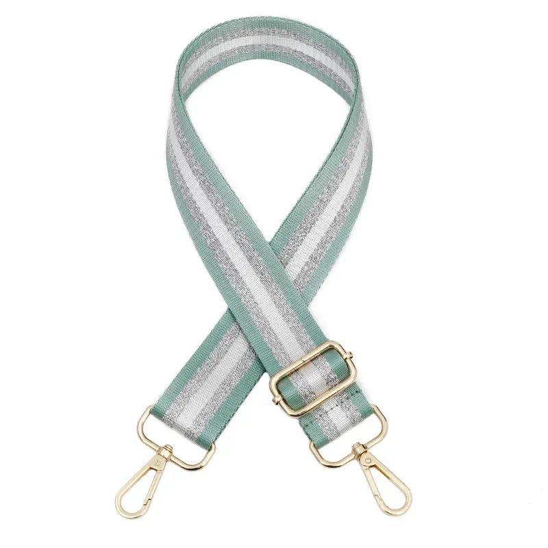 deepeel – sacs à bandoulière pour femmes, sangle de couleur argent soie 80 ~ 3.8cm, sangles réglables, remplacement à une épaule, accessoires de sac à bandoulière, 130cm