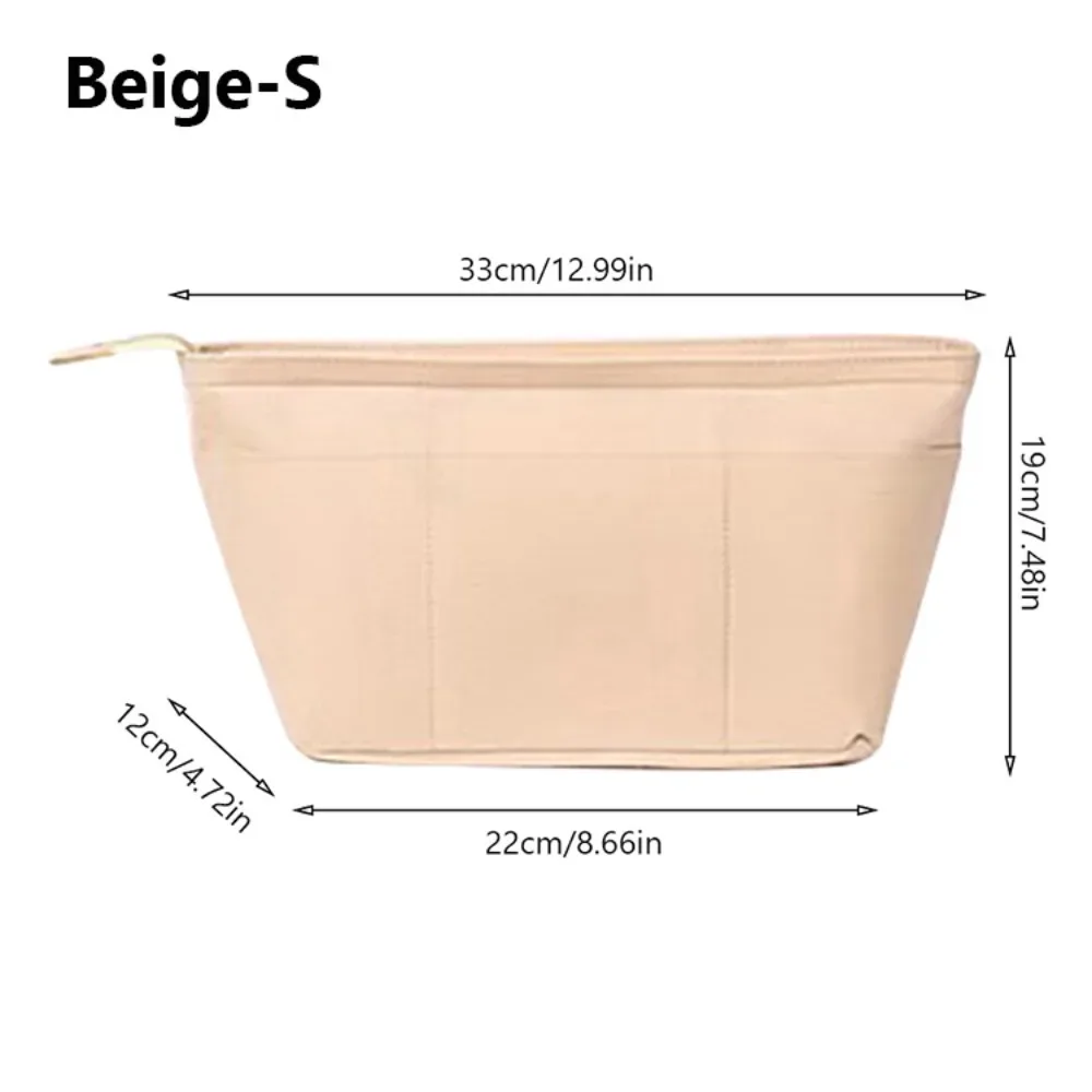 organisateur de sac à main en feutre multi-poches pour lv neverfull – insert de sac portable pour une organisation optimale