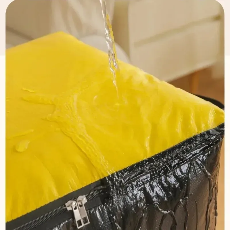 sac de déménagement de grande capacité 180l, sac à bagages épais et écologique, sac tissé imperméable, sac de transfert et de stockage résistant à l'usure.