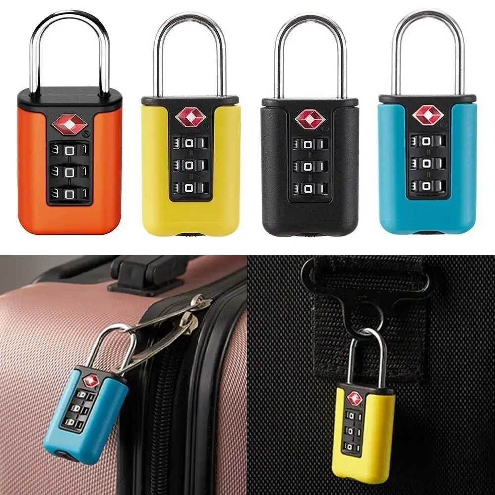 serrure à code de peinture tsa pour bagages de voyage, mot de passe modifiable, pour les abonnés, design de ca