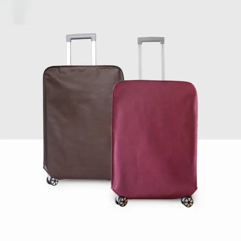 housse de protection pour bagages non tissée, anti-poussière, résistante à l'usure, couleur unie, anti-rayures