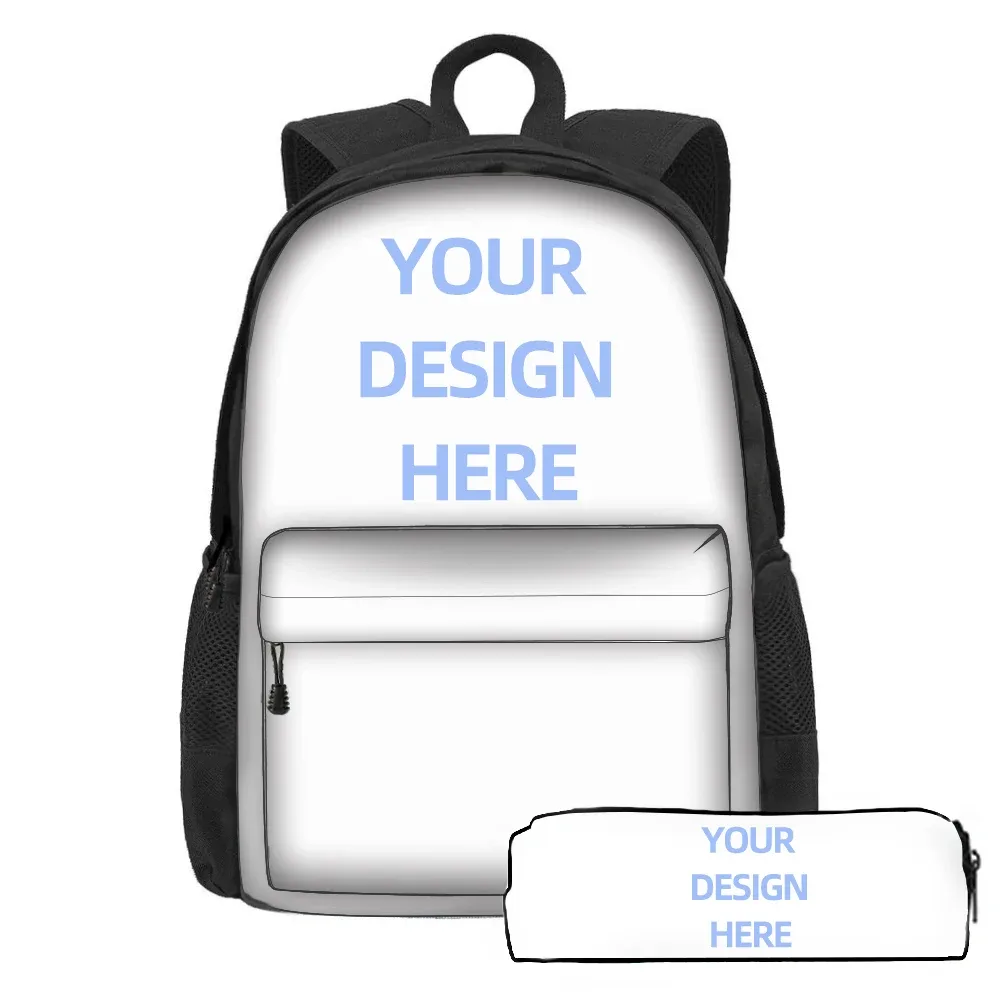 sac à dos personnalisé avec logo imprimé personnel, bricolage, avec votre conception pour la personnalisation, sacs à dos personnalisés pour enfants, sacs à bandoulière personnalisés