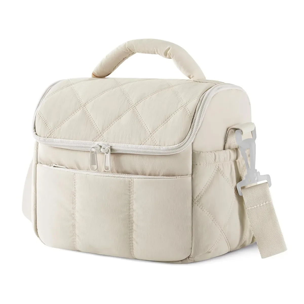 nouvelle sacoche isotherme portable en nylon, réutilisable, multifonctionnelle, anti-fuite, pour femme, sacs à usage spécial