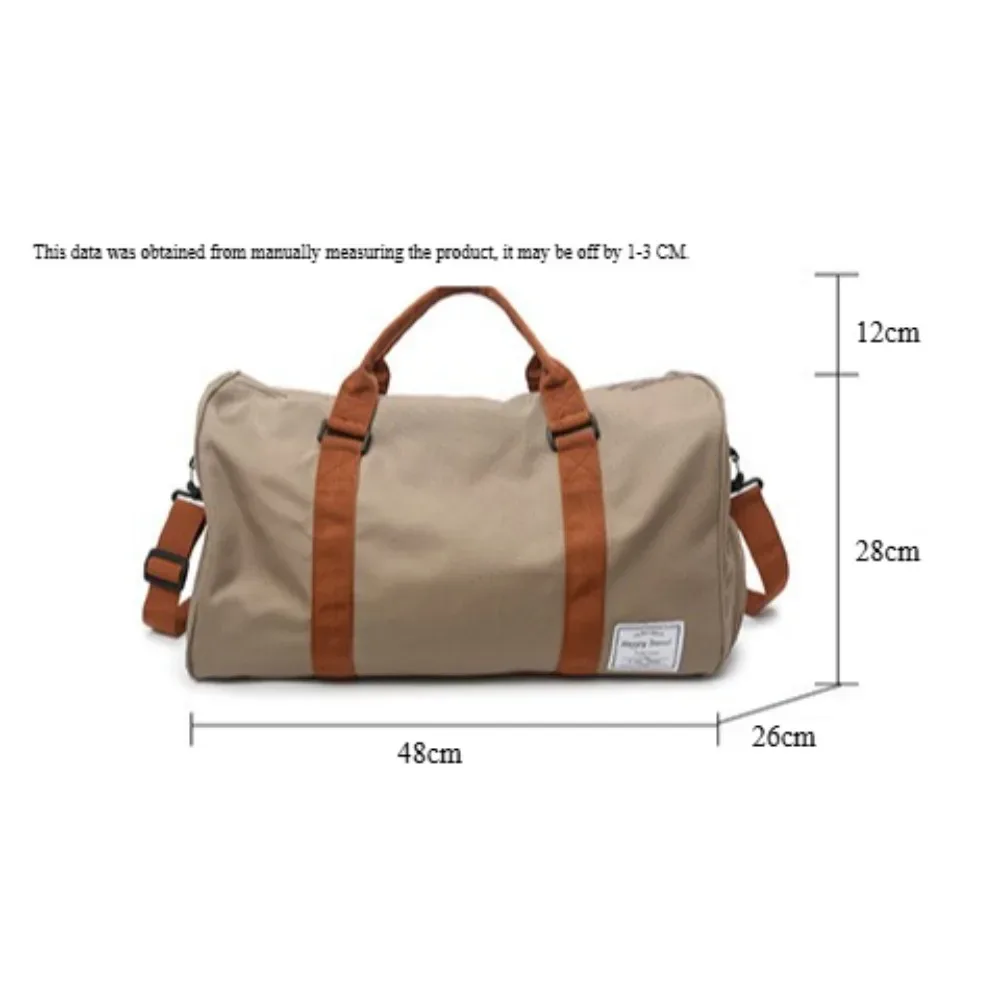 sac de voyage pour homme, grande capacité, sac de sport avec compartiment pour chaussures, sac à main décontracté pour les voyages courts