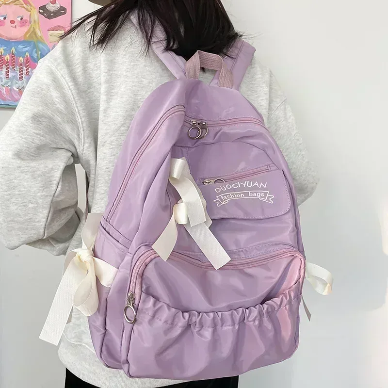 2025 mode sac à dos toile femmes sac à dos antivol sacs à bandoulière nouveau sac d'école pour adolescente filles école sac à dos femme