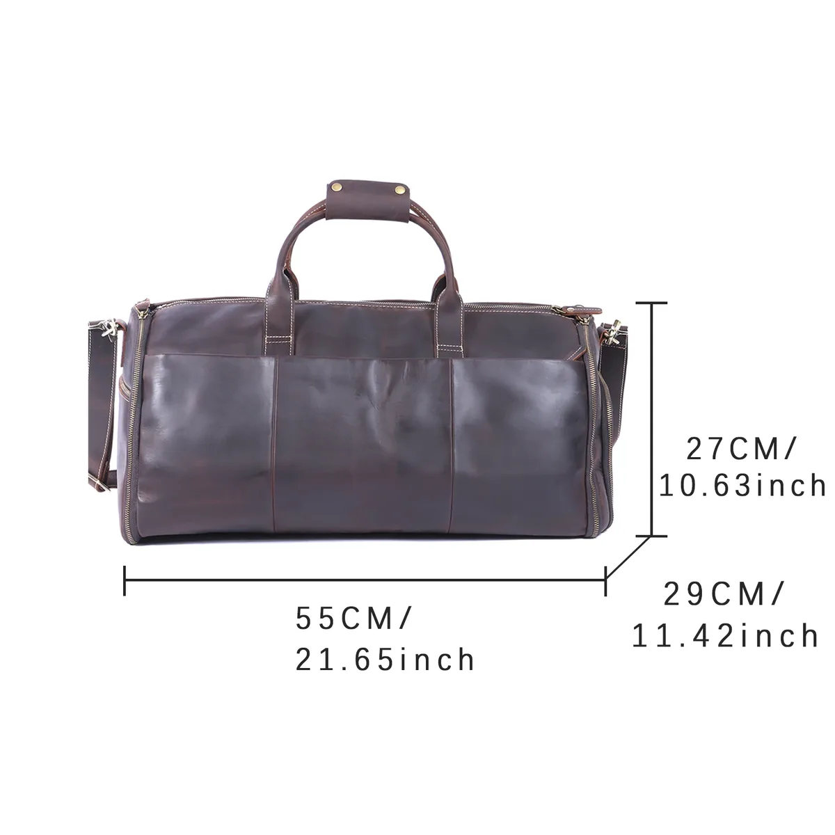 sac de voyage pour homme en cuir véritable s.worker, grande capacité, sac de sport en cuir de vachette vintage, sac de week-end, style rétro