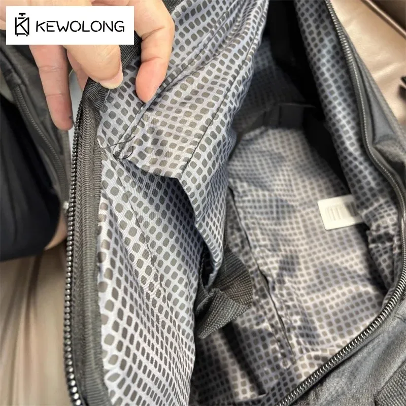 bagage à dos convertible de 22 pouces, valise à roulettes légère 3 en 1 avec sac à dos de cabine approuvé par le vol