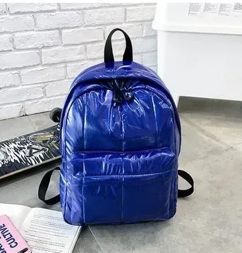 sacs à dos rembourrés en coton pour femmes, sacs d'école en duvet pour adolescents, sac de voyage design, grands sacs à main pour femmes, nouveau, 2021