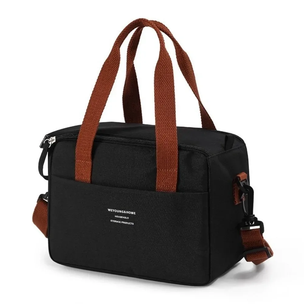 sac de boîte à déjeuner isolé à main portable, sac de rangement en aluminium, sac à déjeuner de bureau, fourre-tout étanche pour pique-nique en plein air