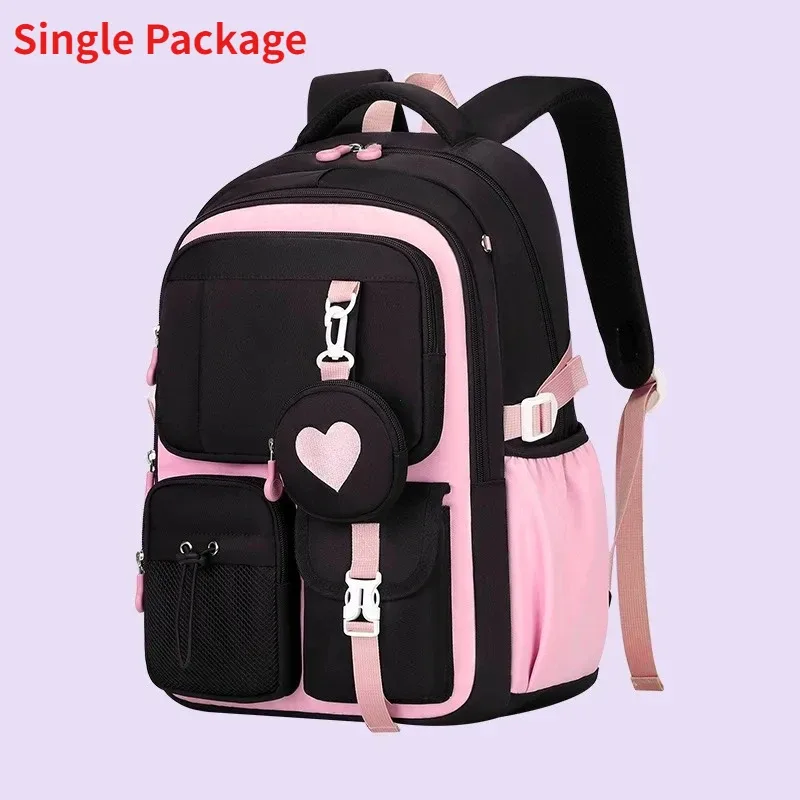 sac à dos scolaire, trousse et sac à déjeuner, ensemble trois pièces, tissu nylon imperméable, pour garçon, fille, adolescents, tendance