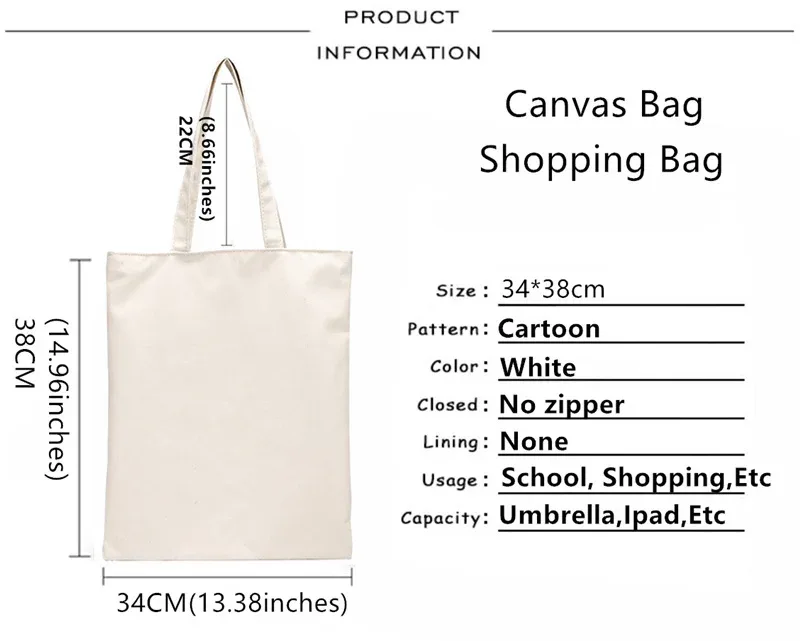 sac cabas apothecary diaries, sac à bandoulière en toile, sac de courses pour femme