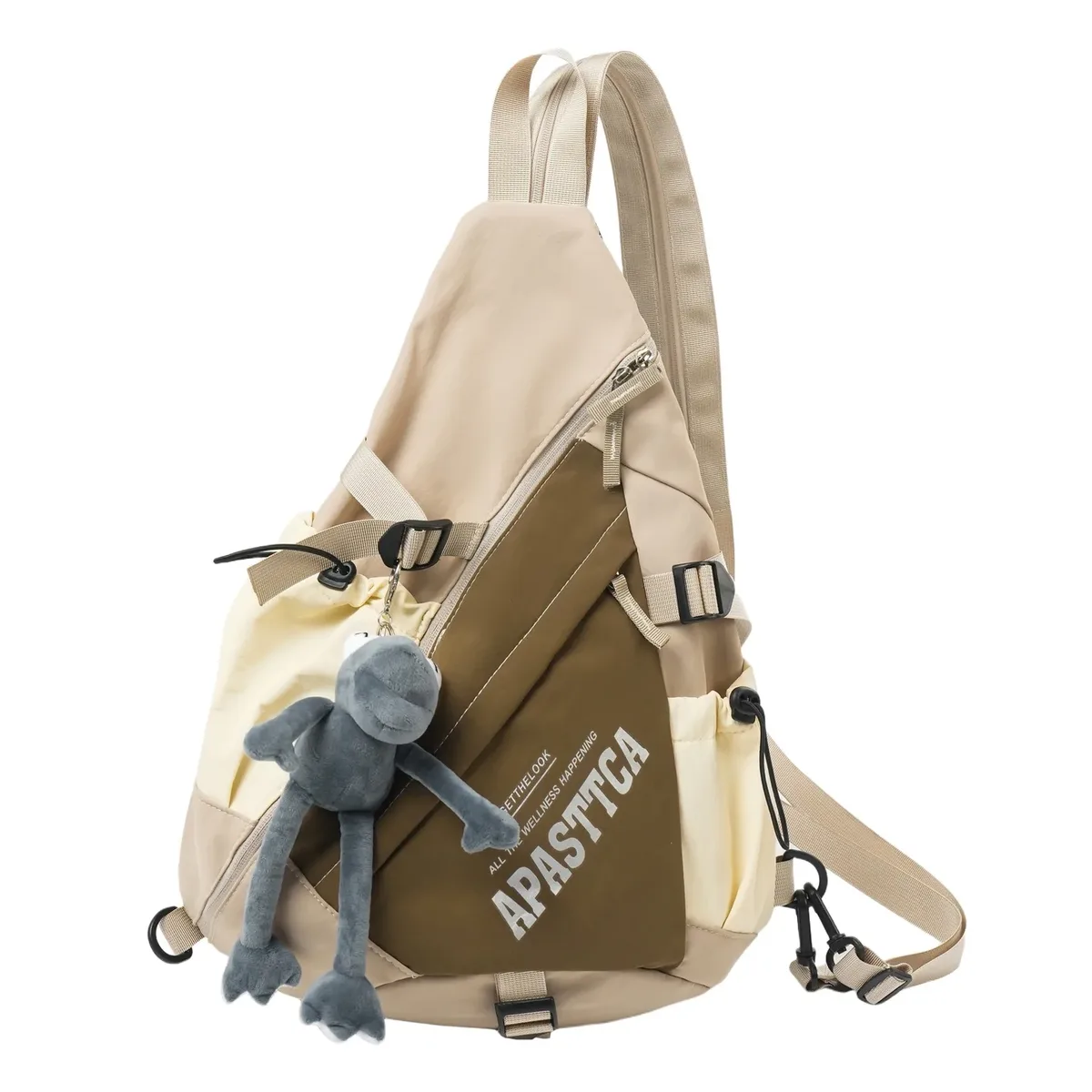 sac à dos de voyage et de camping en plein air, sac tactique multifonctionnel imperméable, sac bandoulière de moto, sac de poitrine de sport grande capacité