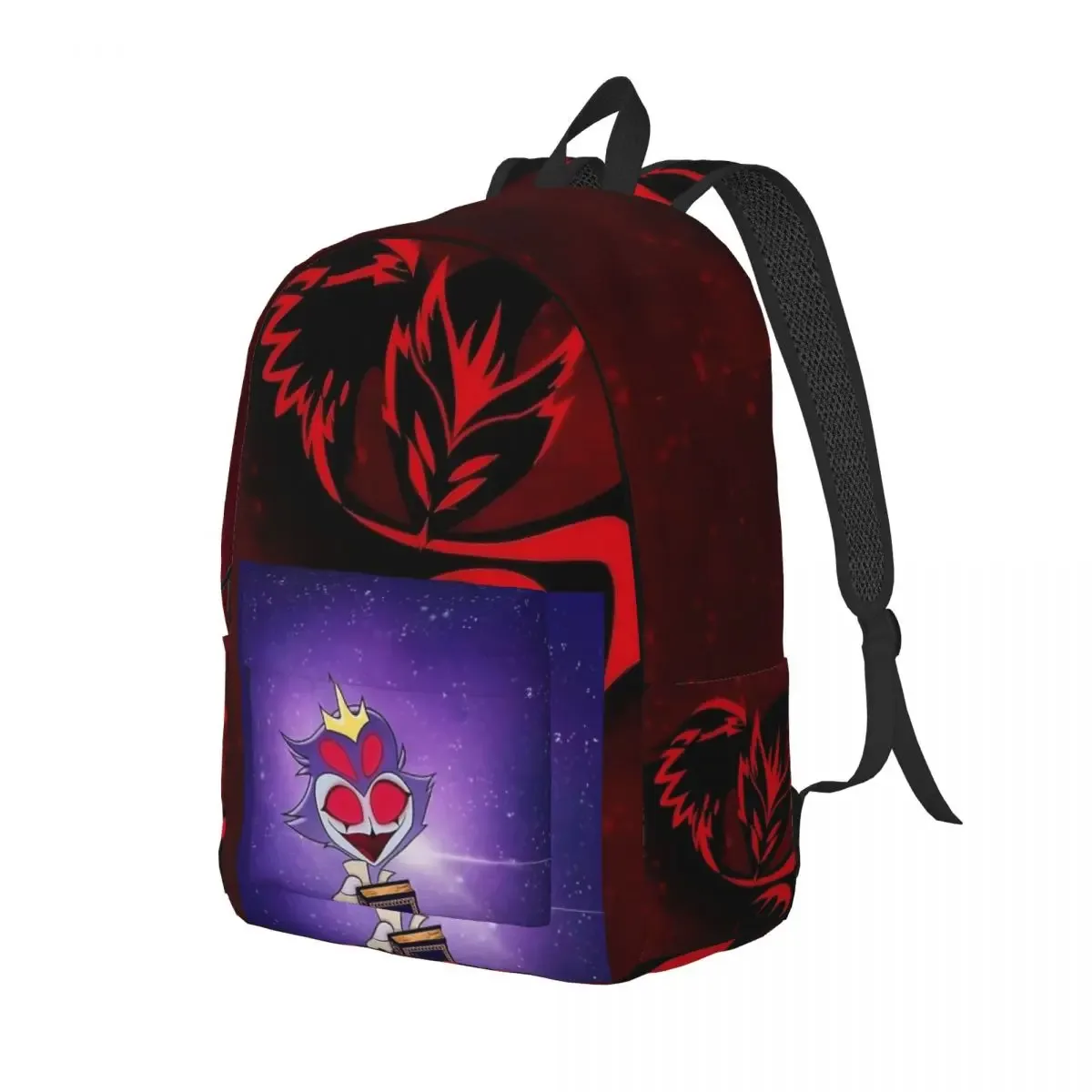 helluva stolas dessin animé sac à dos pour hommes femmes adolescent étudiant travail sac à dos collège sac à bandoulière cadeau