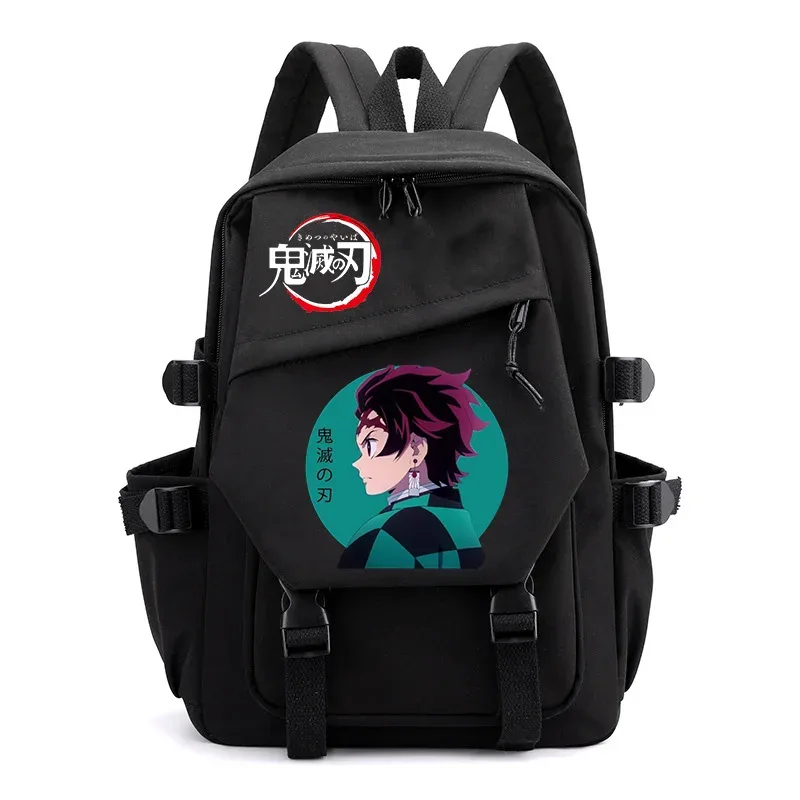 sac à dos transfrontalier amazon cartoon demon slayer pour hommes, sac d'école de voyage pour ordinateur de grande capacité pour étudiants