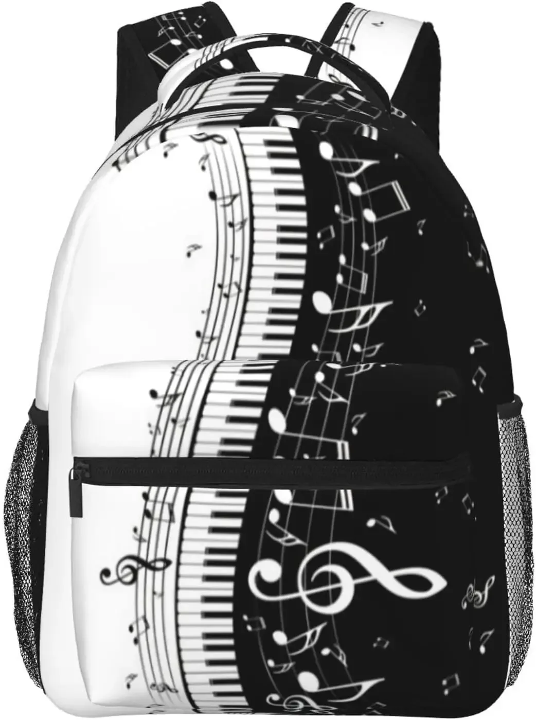 sac à dos de notes de musique pour hommes et femmes, sac à dos de piano, sac à dos d'ordinateur, sac à livres de voyage, sac à dos de camping, sac à dos de randonnée, sac à dos à la mode