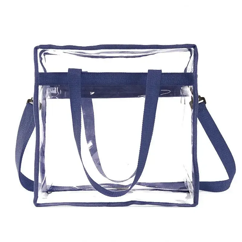 sac fourre-tout transparent imperméable pour femme, nouvelle mode, sac à main transparent, approuvé pour les stades, pour le sport, les voyages et la plage