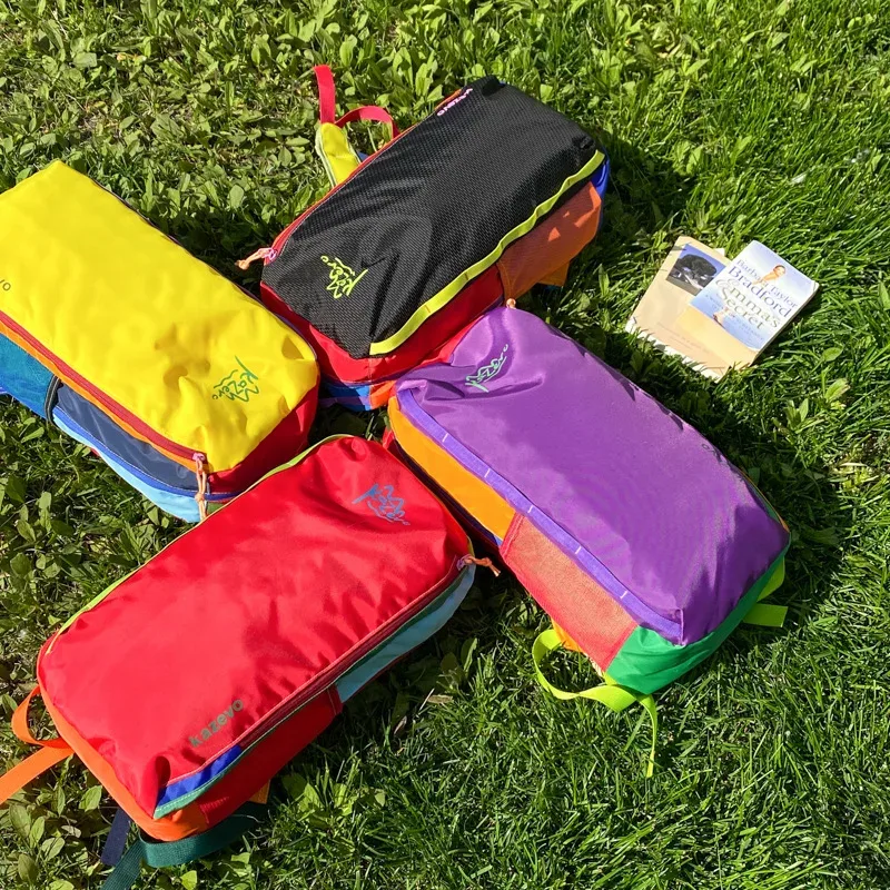 nouveau sac à dos de voyage sportif décontracté bicolore pour l'extérieur, léger, en nylon, unisexe, polyvalent, tendance, pour les loisirs, capacité inférieure à 20l