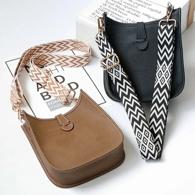 sangle de sac en nylon/coton pour femmes, sangles colorées pour bandoulière, accessoires de sac à bandoulière, ceintures réglables, sangles de sac à main
