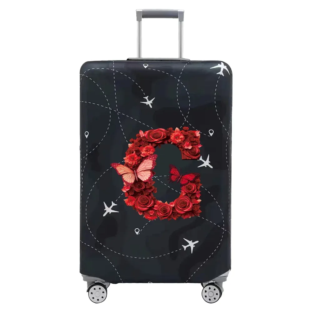 housse anti-poussière élastique pour sac de voyage, série rose, 18-32 pouces, résistante à l'usure, plusieurs styles