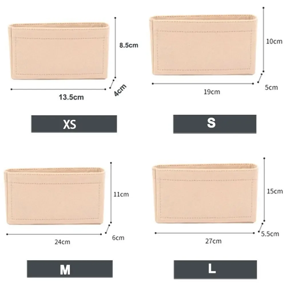 pochette souple sac de voyage insérer sac à main insérer sac à main doublure feutre insérer sac sac intérieur