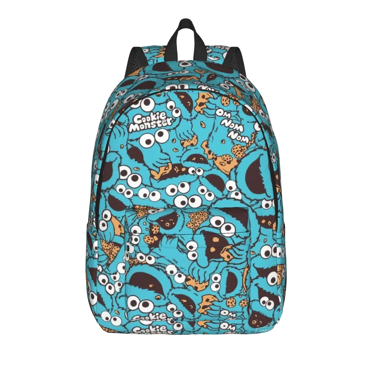 sac à dos décontracté elmo, idéal pour le lycée, la randonnée, les voyages, le thème sesame street, sac à dos de jour pour hommes et femmes, sac à bandoulière pour ordinateur portable