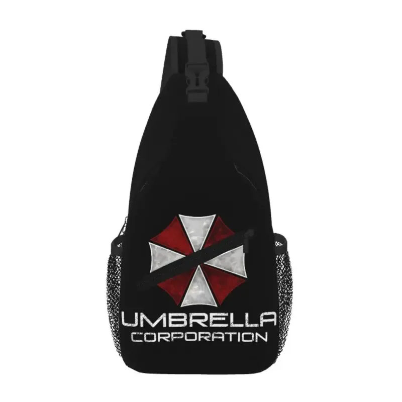umbrella corporation sling chest bag – sac à dos quotidien durable et imperméable, à bandoulière, pour hommes et femmes, pour voyage, randonnée, sac à dos de jour