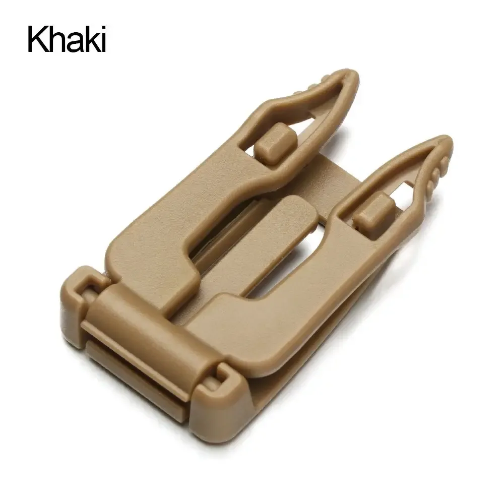 clip molle en plastique pour équipement de camping, boucle de sac de camping, sangle molle, boucle polyvalente, clip de sangle de sac à dos