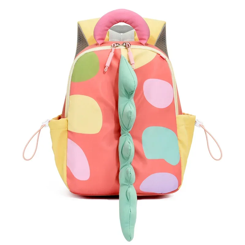 sac à dos pour tout-petits en forme de dinosaure, mignon, en peluche douce, sac pour enfants, design 3d avec queue à pointes, léger, cadeau pour la maternelle et la garderie.